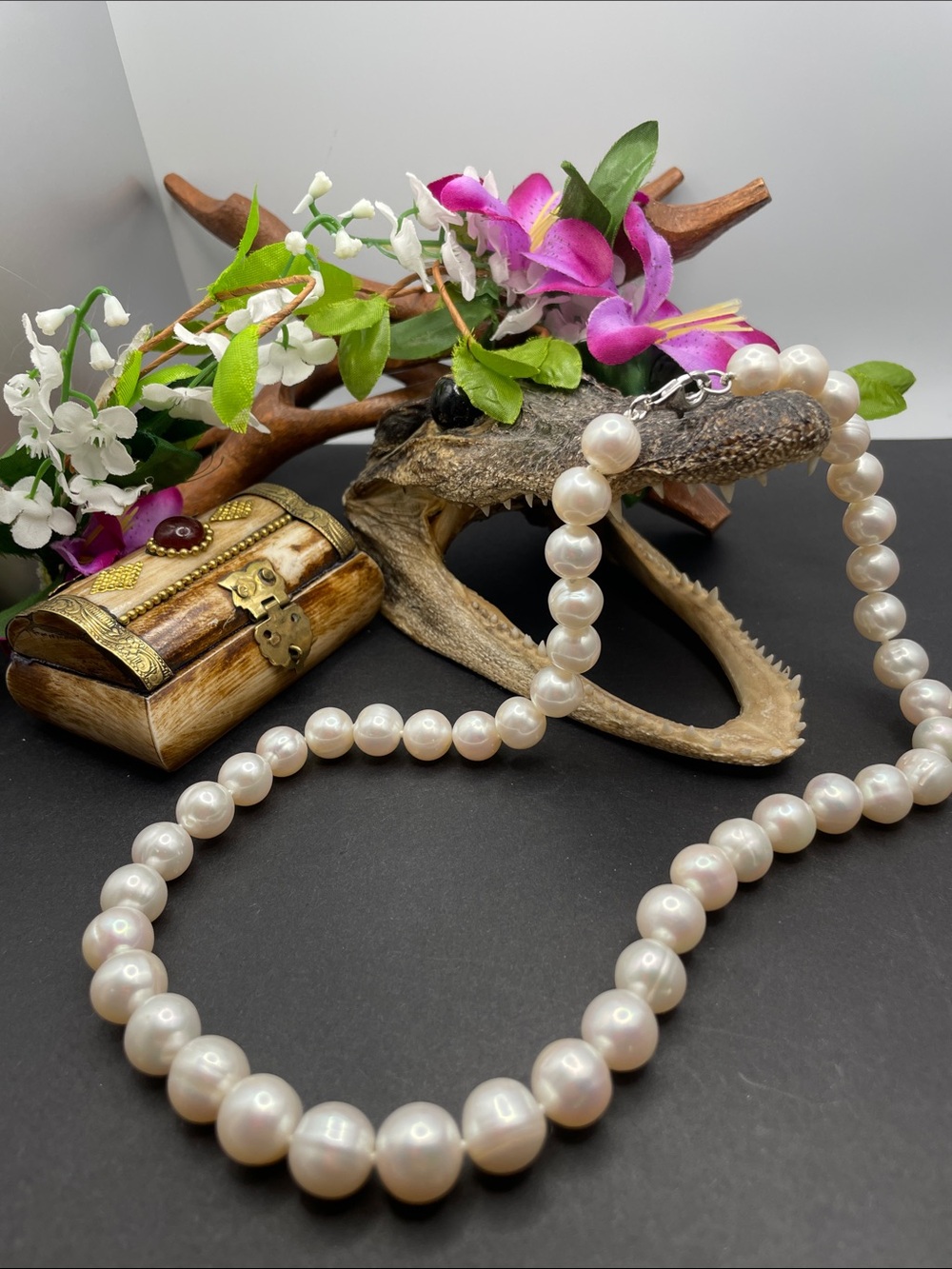 OP 925 freshwater pearl necklace D7